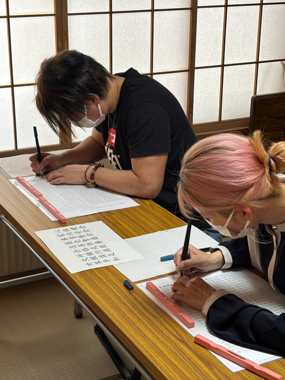 写経会の様子