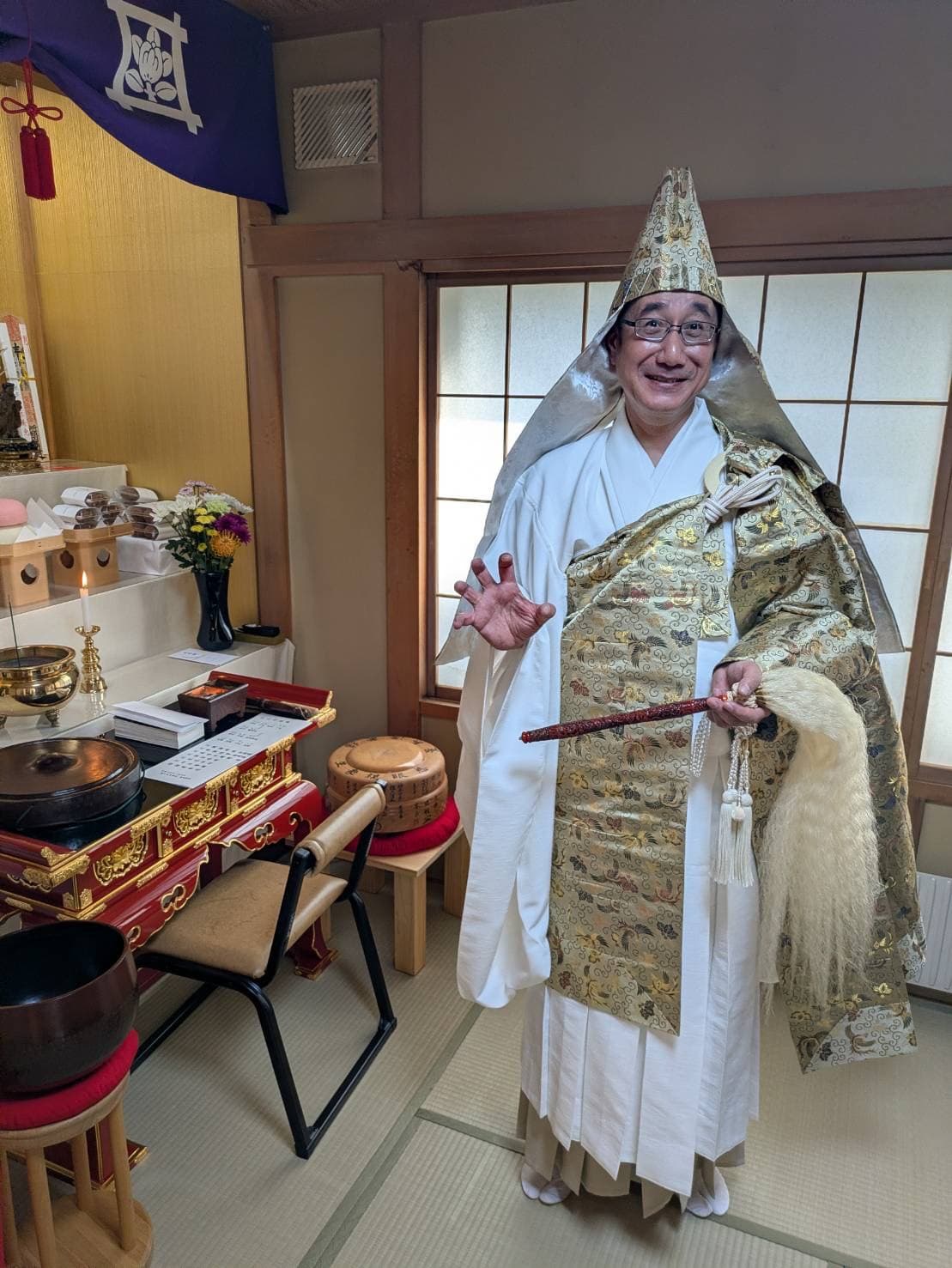 祈祷の様子