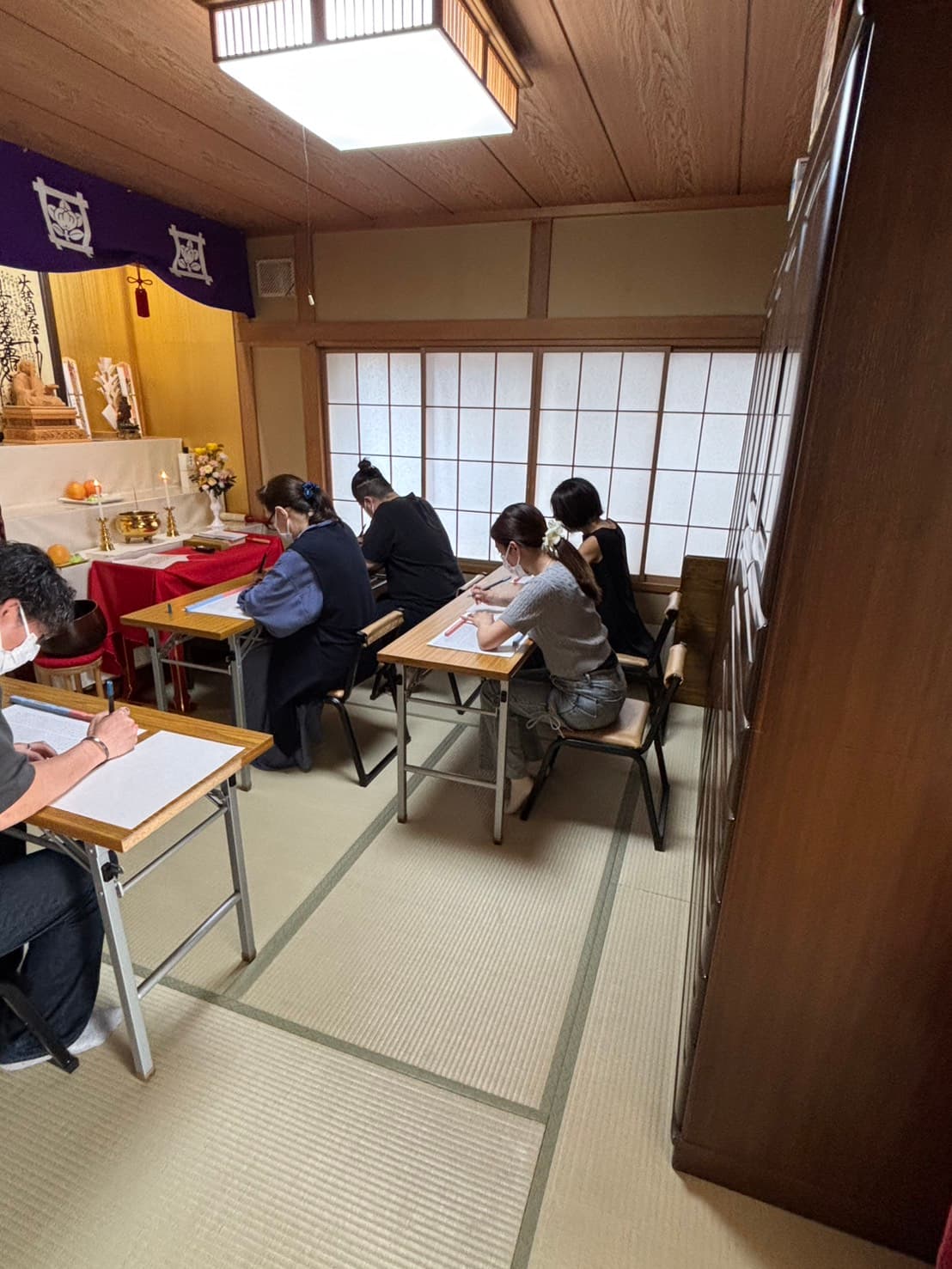 写経の会場